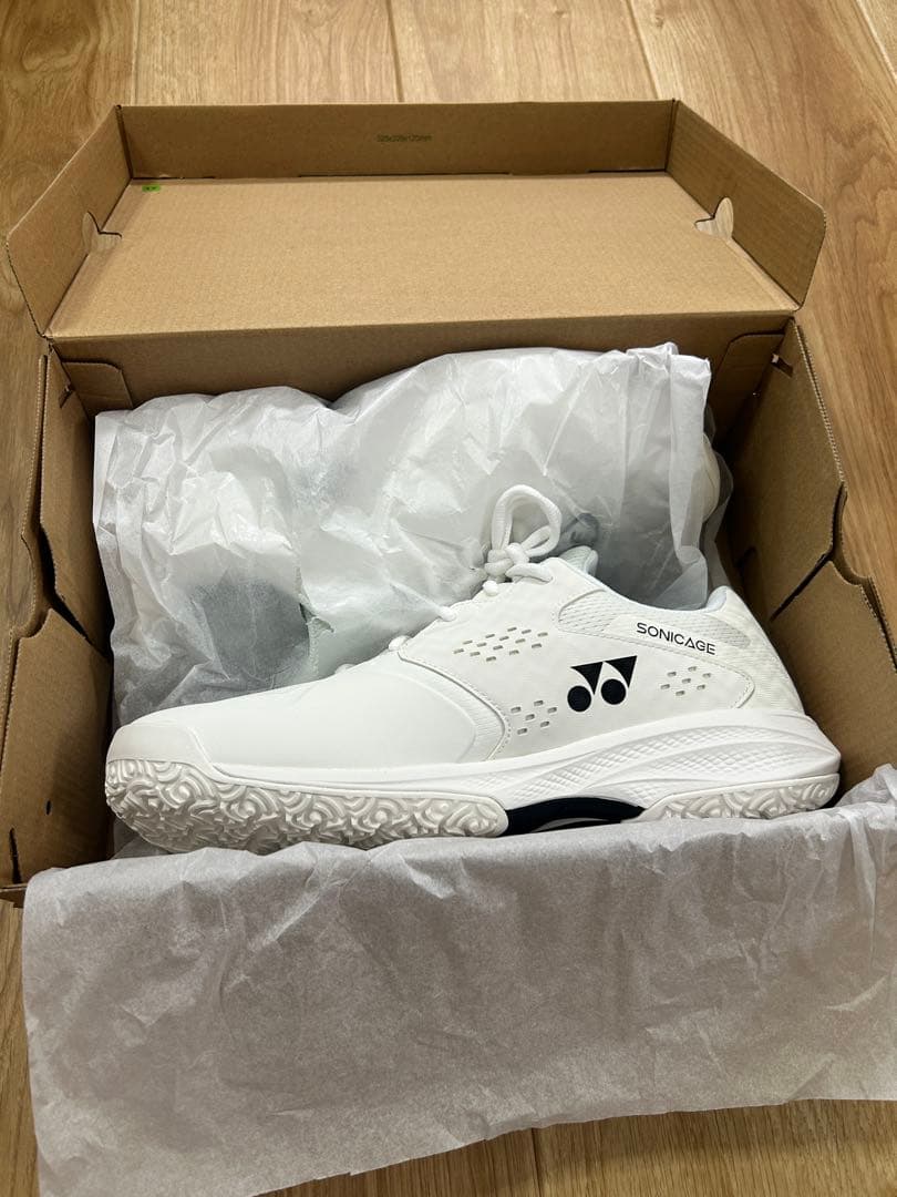 YONEX SONICAGE ワイド ホワイト テニスシューズ