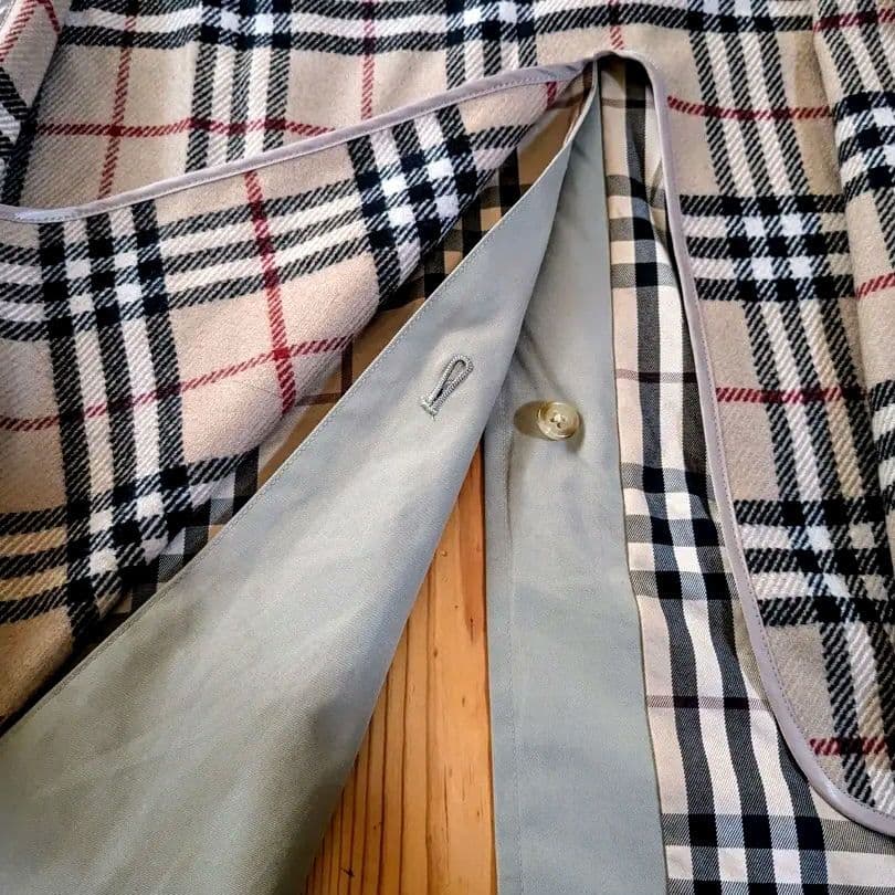 【美品】Burberry バーバリーロンドン　ステンカラー コート　ライナー付き