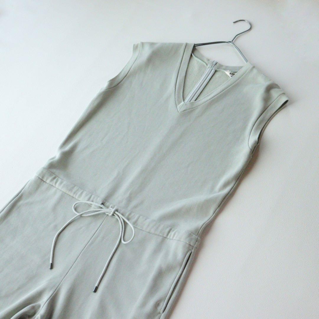 5308【極美品】オーラリー×ロンハーマン オールインワン フレンチスリーブ S