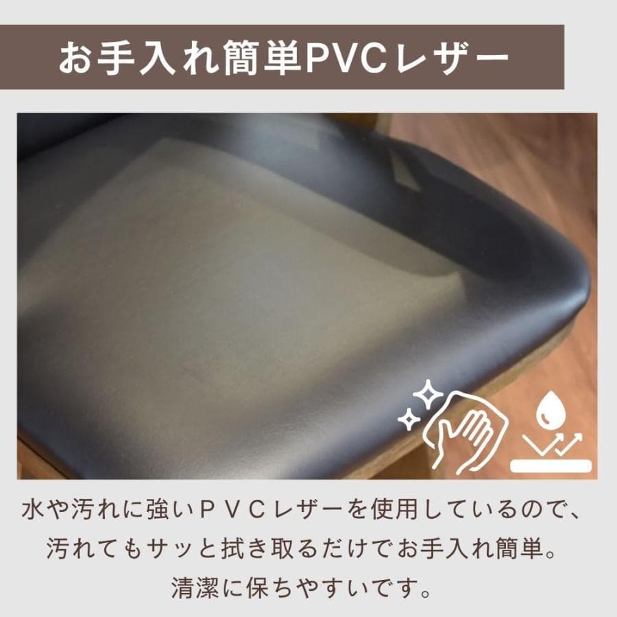 CD DC CB 2脚　ダイニングチェア　ダークブラウン＊ブラック