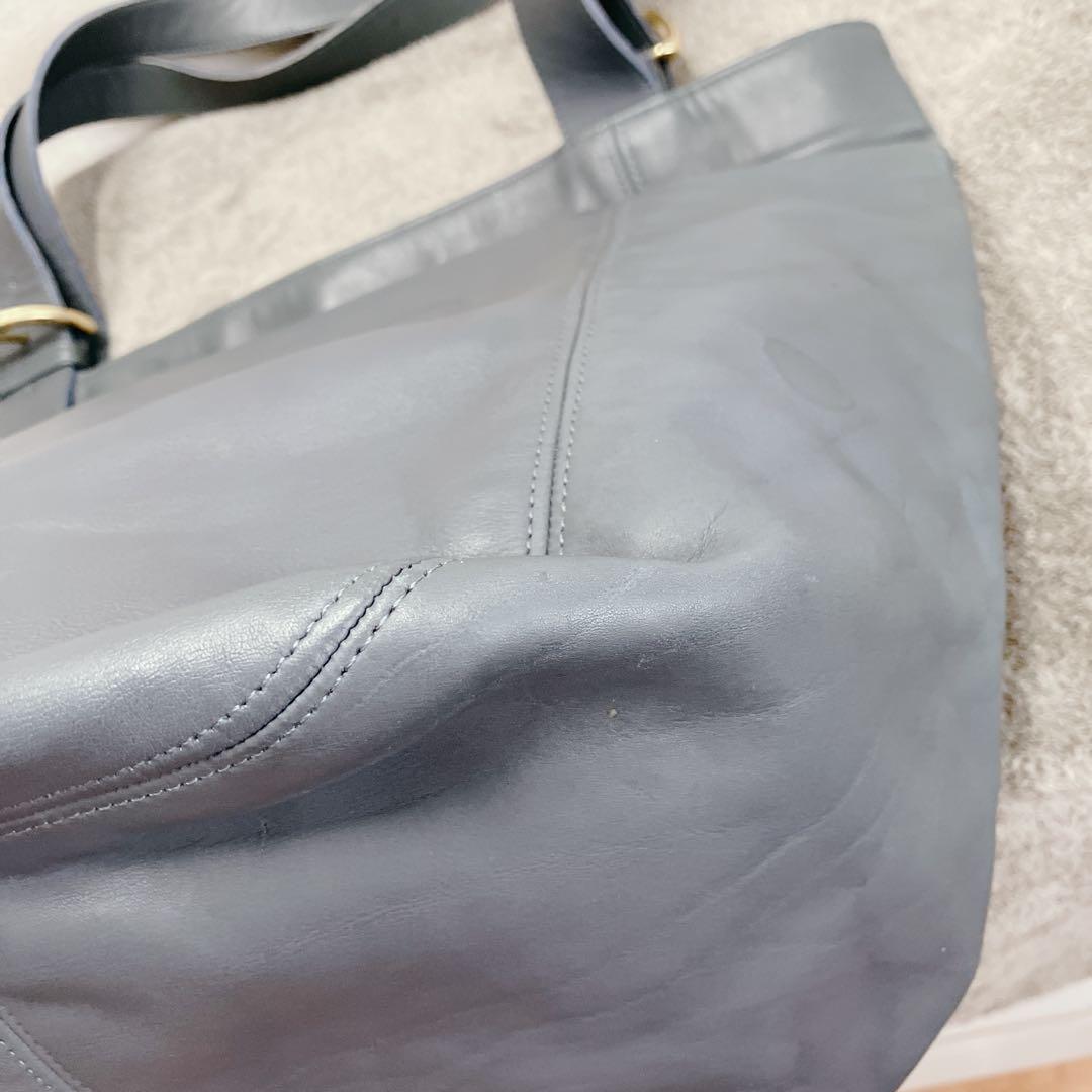 オールドコーチ　コーチ　coach ショルダー　バッグ　レザー　濃紺　ネイビー