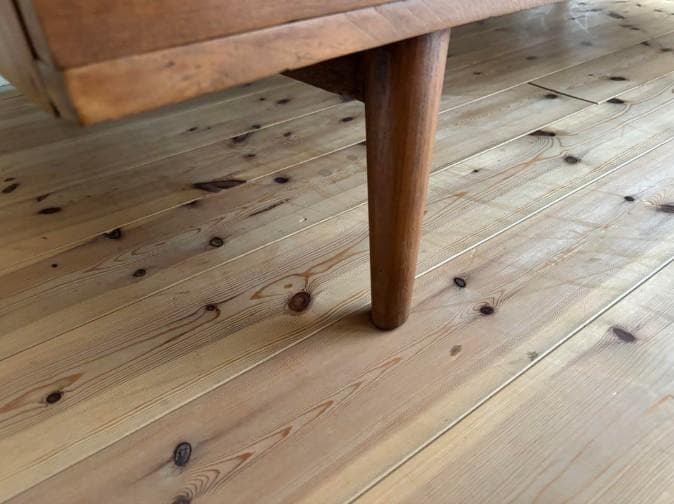 月末セール！北欧ヴィンテージチーク両袖デスク チーク素材　アンティーク書斎デスク