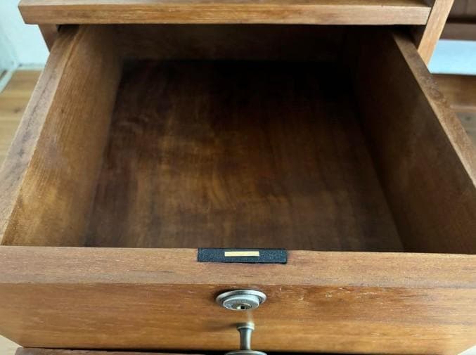 月末セール！北欧ヴィンテージチーク両袖デスク チーク素材　アンティーク書斎デスク