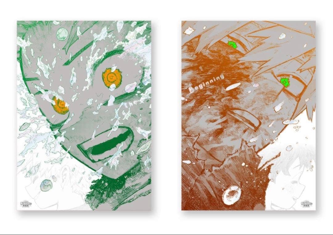 僕のヒーローアカデミア 原画展 A2ポスター　The Beginning