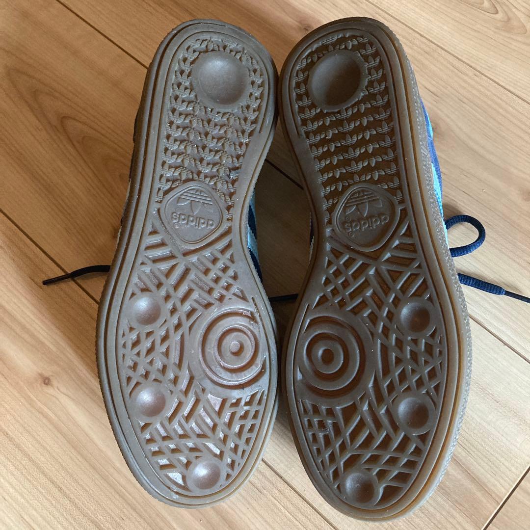 ぴぴ adidas ネイビー スエード スニーカー