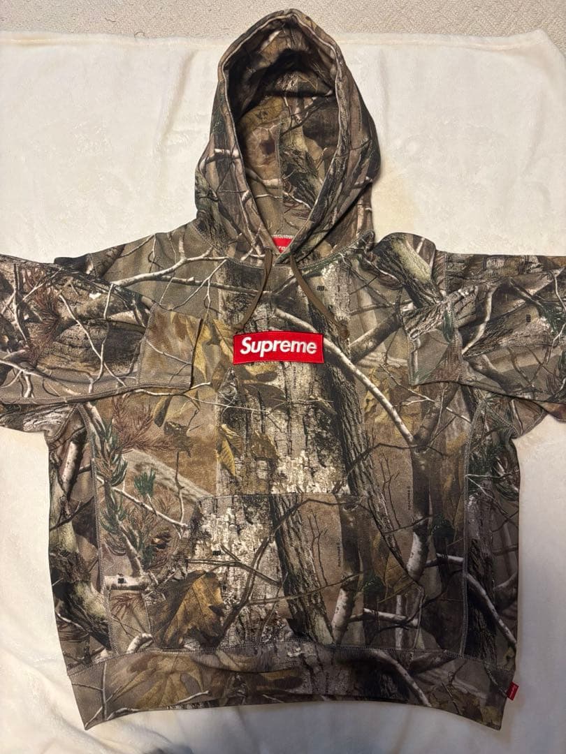 supreme Box Logo パーカー リアルツリー(25FW)モデル