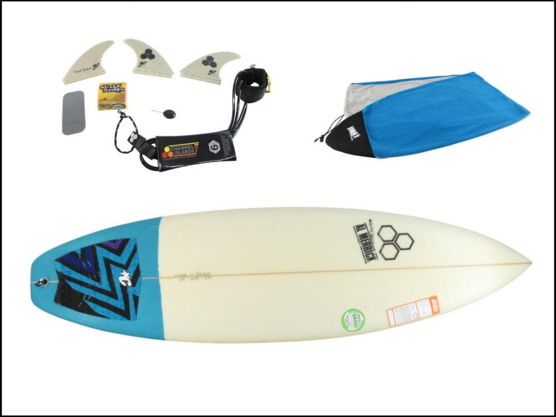 ■031■未使用保管■AL　MERRICK/アルメリック■サーフボード■6’2”