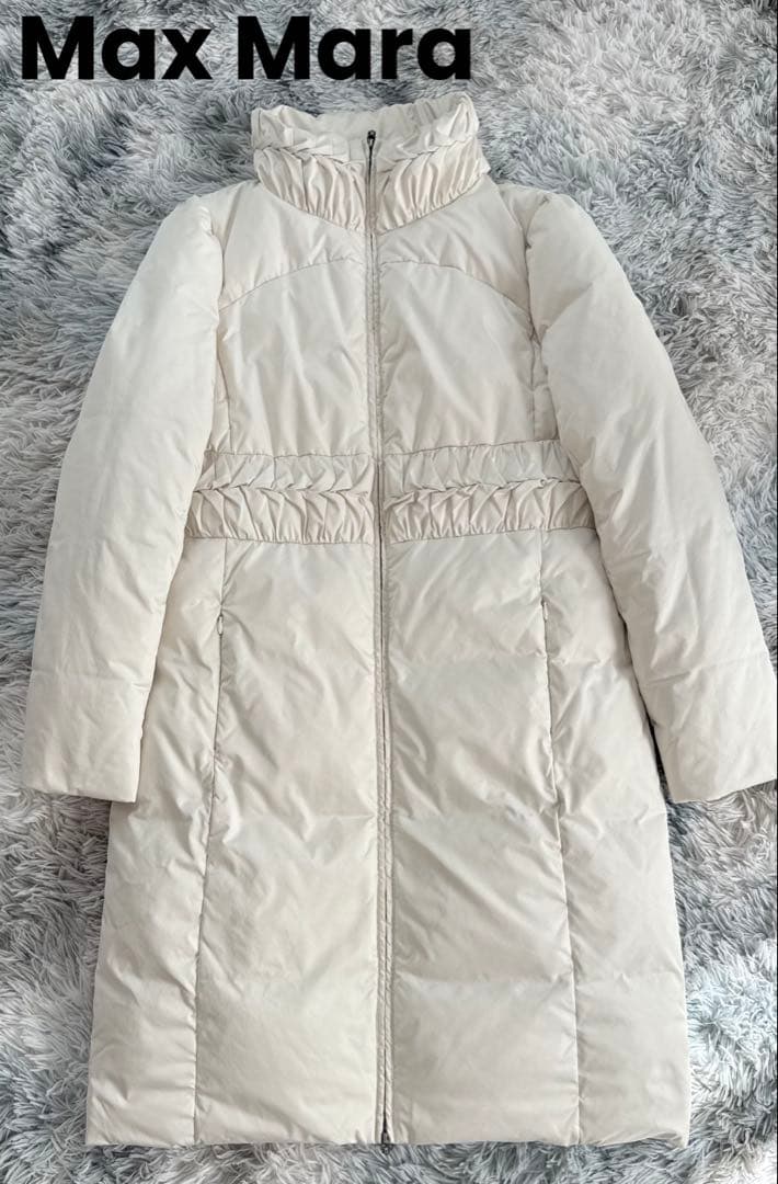 【Man Mara】ホワイトダウン　高級感お上品かつおしゃれ