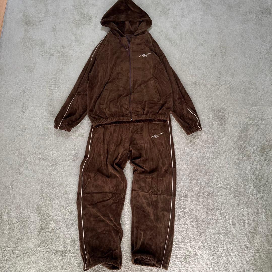 AVIREX アヴィレックス ベロア セットアップ ジャージ ジャケット パンツ