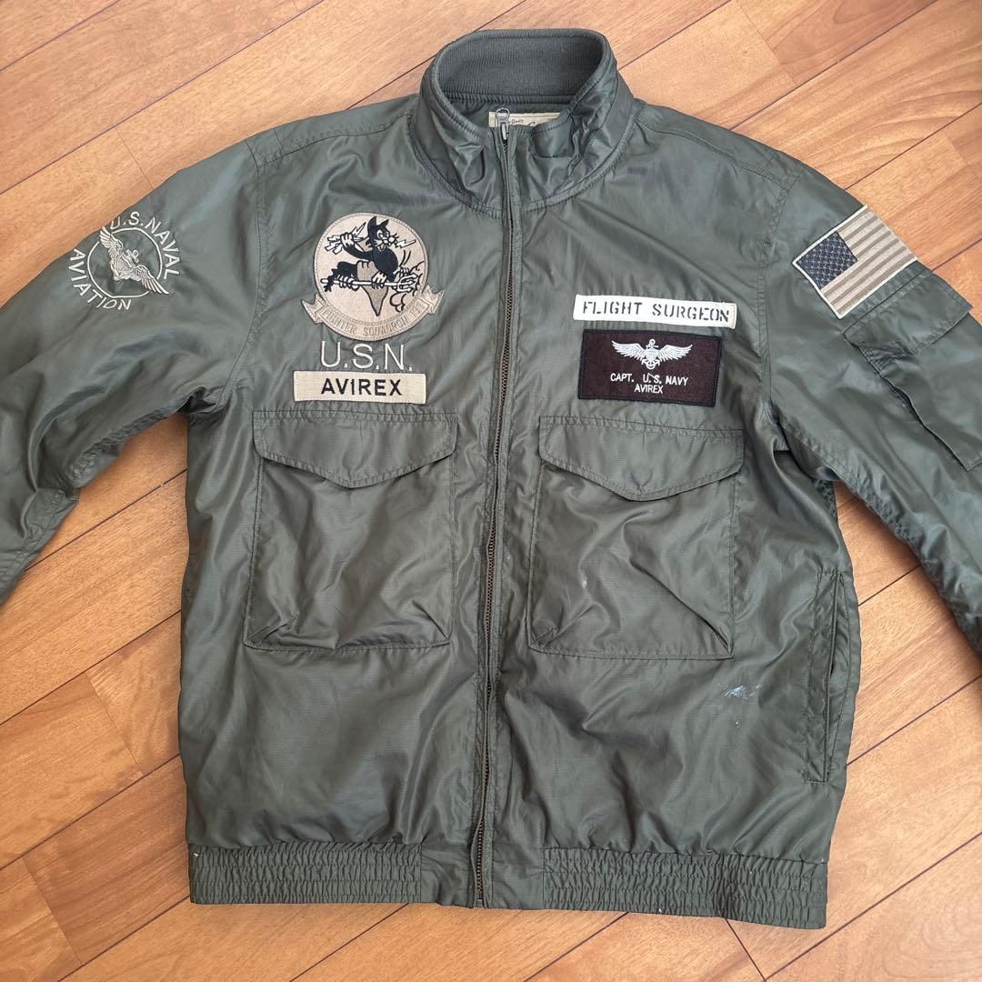 u*8様 AVIREX MA-1 フライトジャケット USN 値下げ可能！