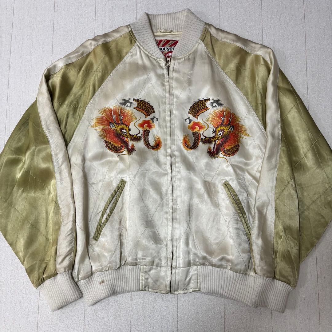 HOUSTON / ヒューストン　スカジャン　スーベニアジャケット　虎　レーヨン