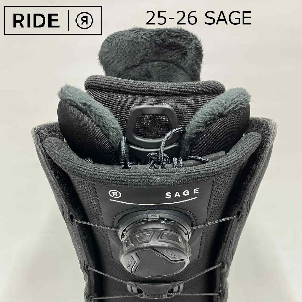 【新品】25-26 RIDE SAGE 24.5cm 女性用スノーボードブーツ