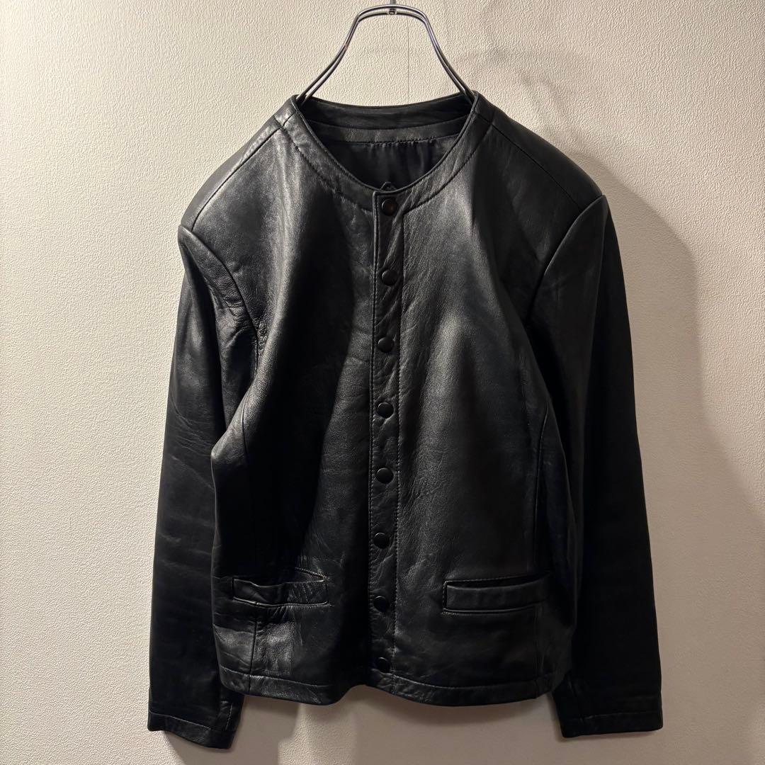 80's 90's vintage オーバーサイズ レザー 本革 ブルゾン