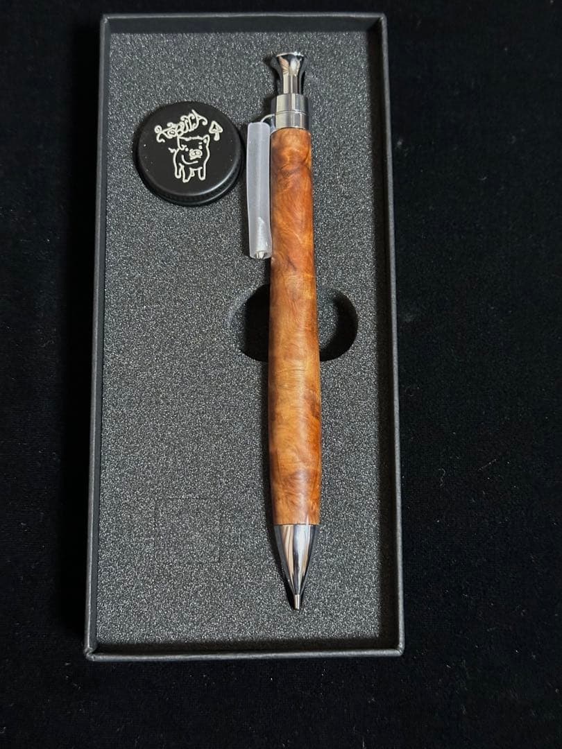 こぶた工房シャープペンシル 屋久杉極上杢0.5mm