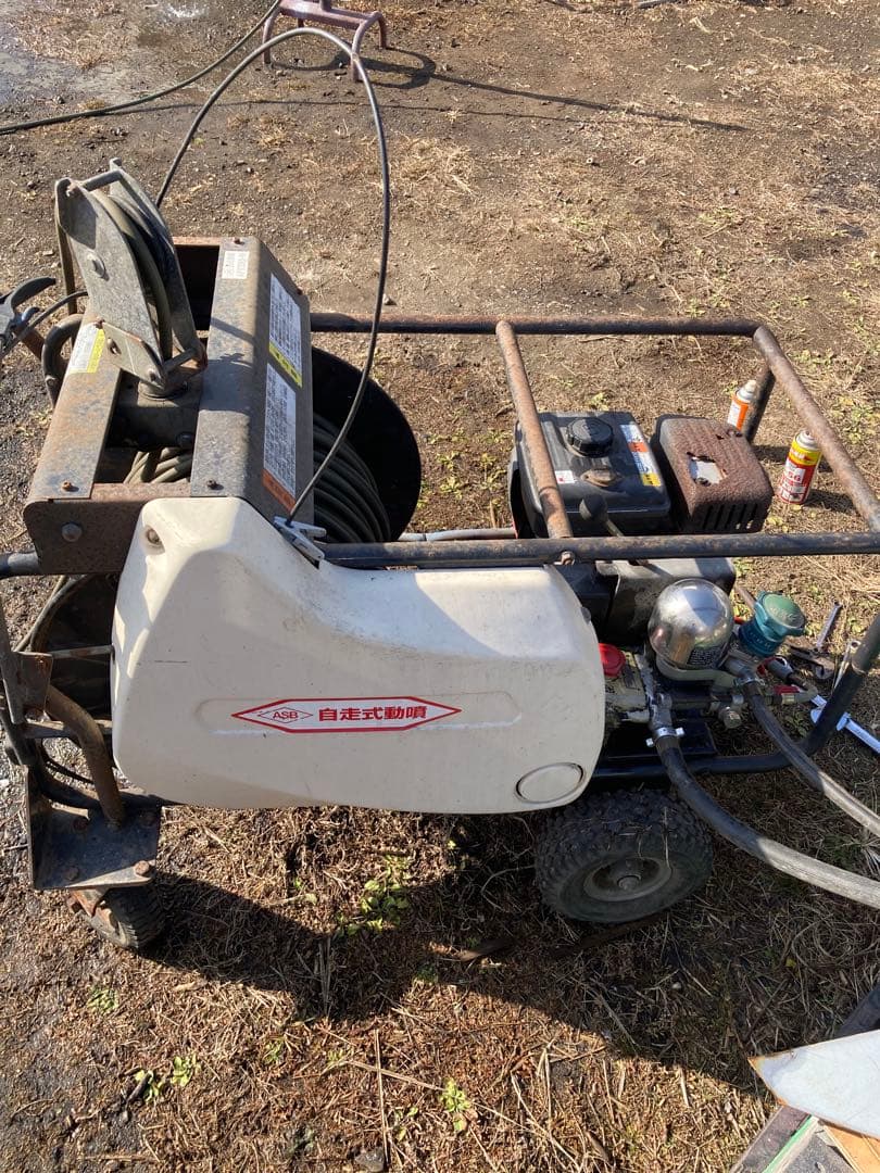 自走式動噴　ガソリンエンジン