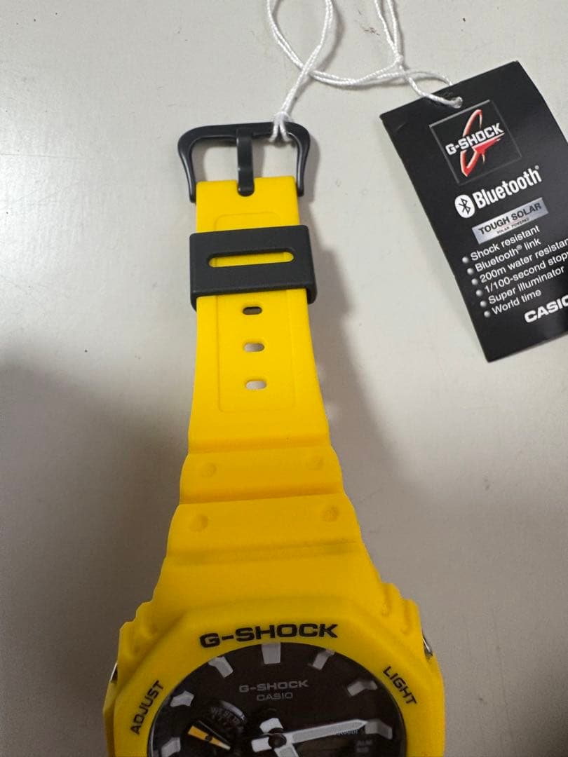 【美品】CASIO G-SHOCK GA-B2100C-9AJF イエロー