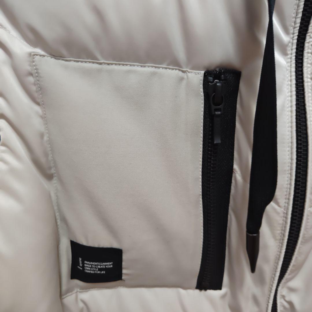 ayane フード付きダウンベスト