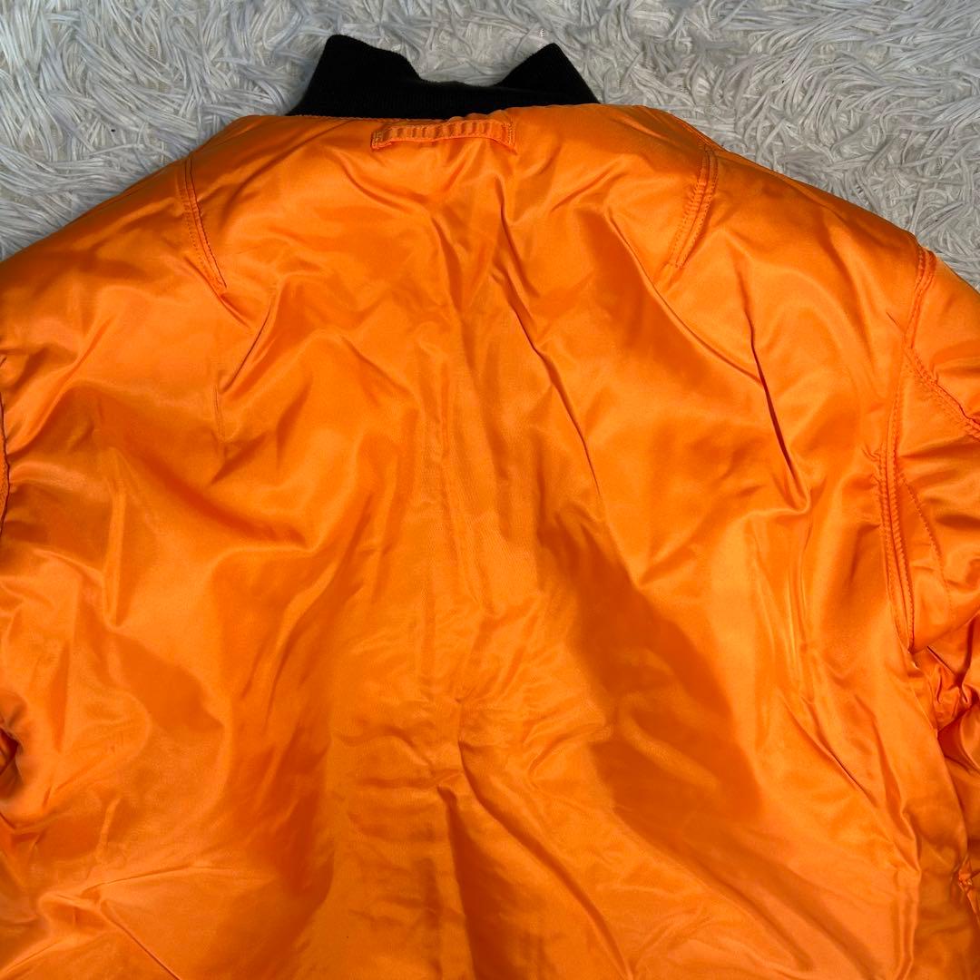 【美品】VALLEY APPAREL リバーシブル ma-1 ブラック　XL