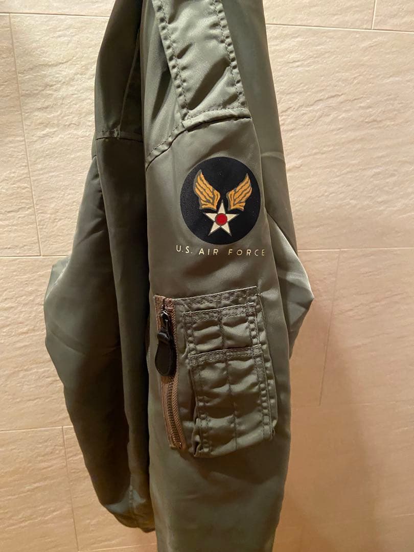HOUSTON 米軍 L-2 フライトジャケット　 color：SAGE