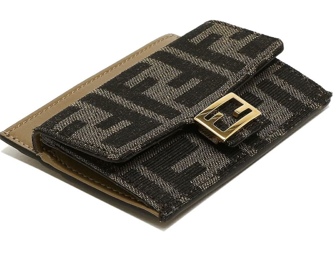 【新品未使用】正規品 フェンディ ズッカ キャンバス×レザー ケース