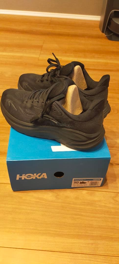 HOKA ONE ONE Clifton 10 ブラック 9D