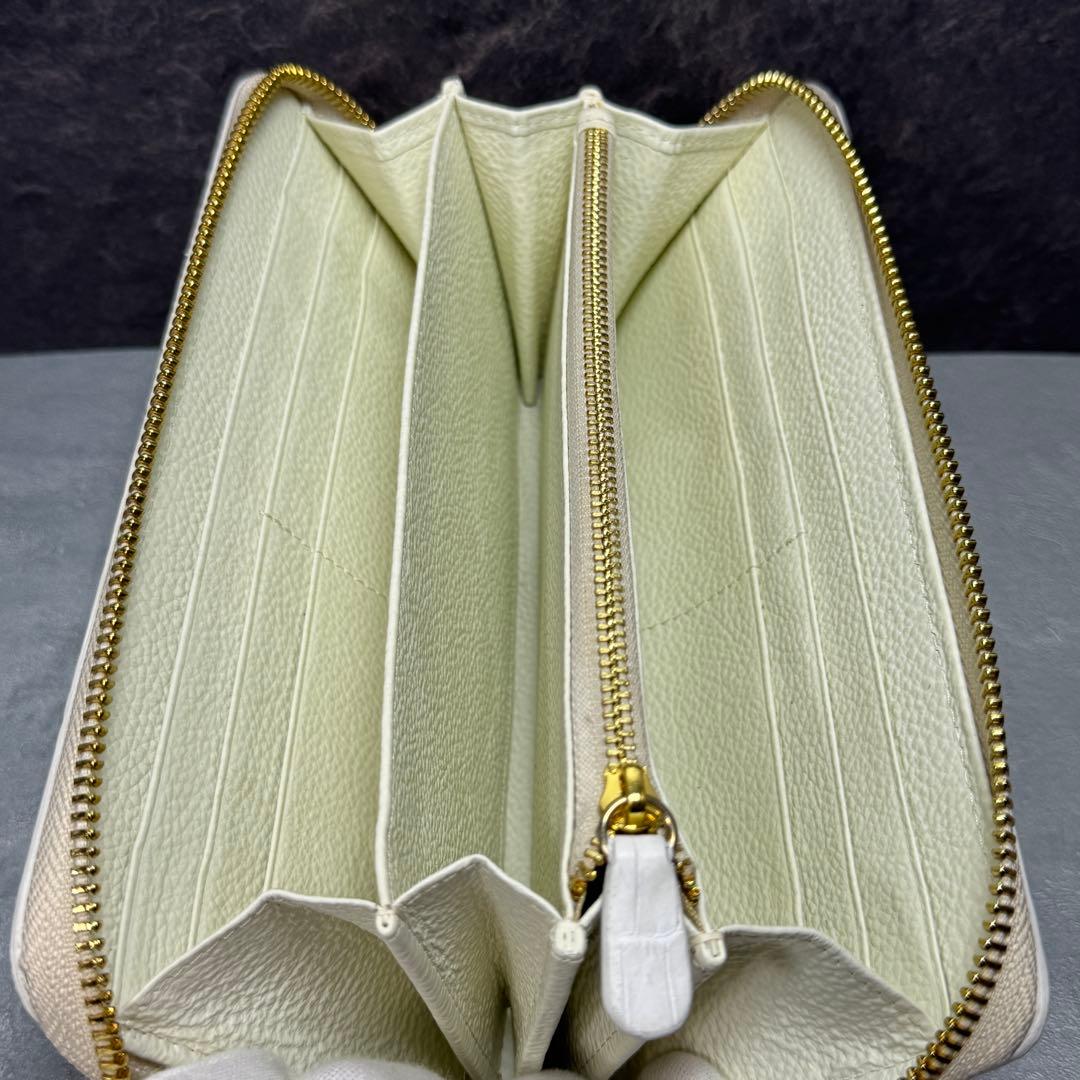 ヒマラヤ クロコダイル 長財布 本革 希少 メンズ レディース ホワイト