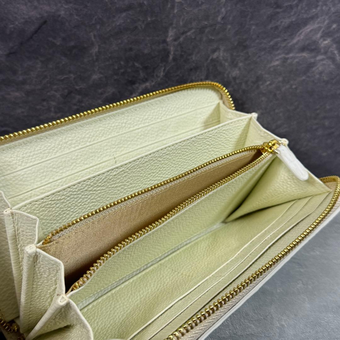 ヒマラヤ クロコダイル 長財布 本革 希少 メンズ レディース ホワイト