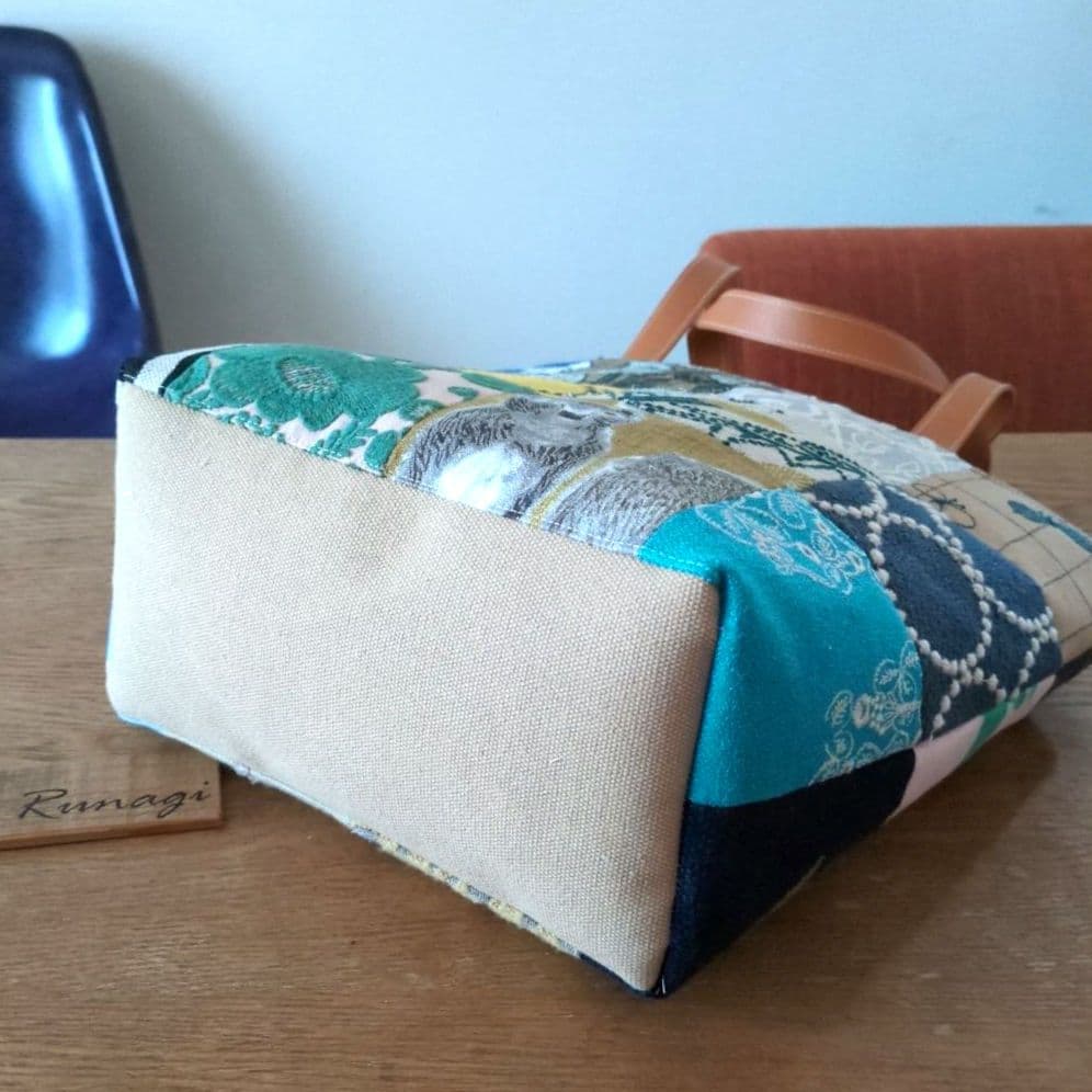 パッチワーク ハンドバッグ＊ミナペルホネン