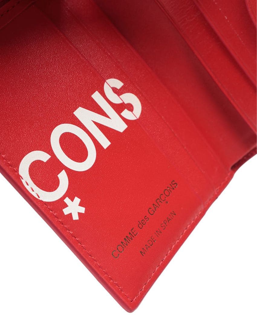 【格安新品未使用品】COMME des GARÇONS 二つ折り財布 ブラック