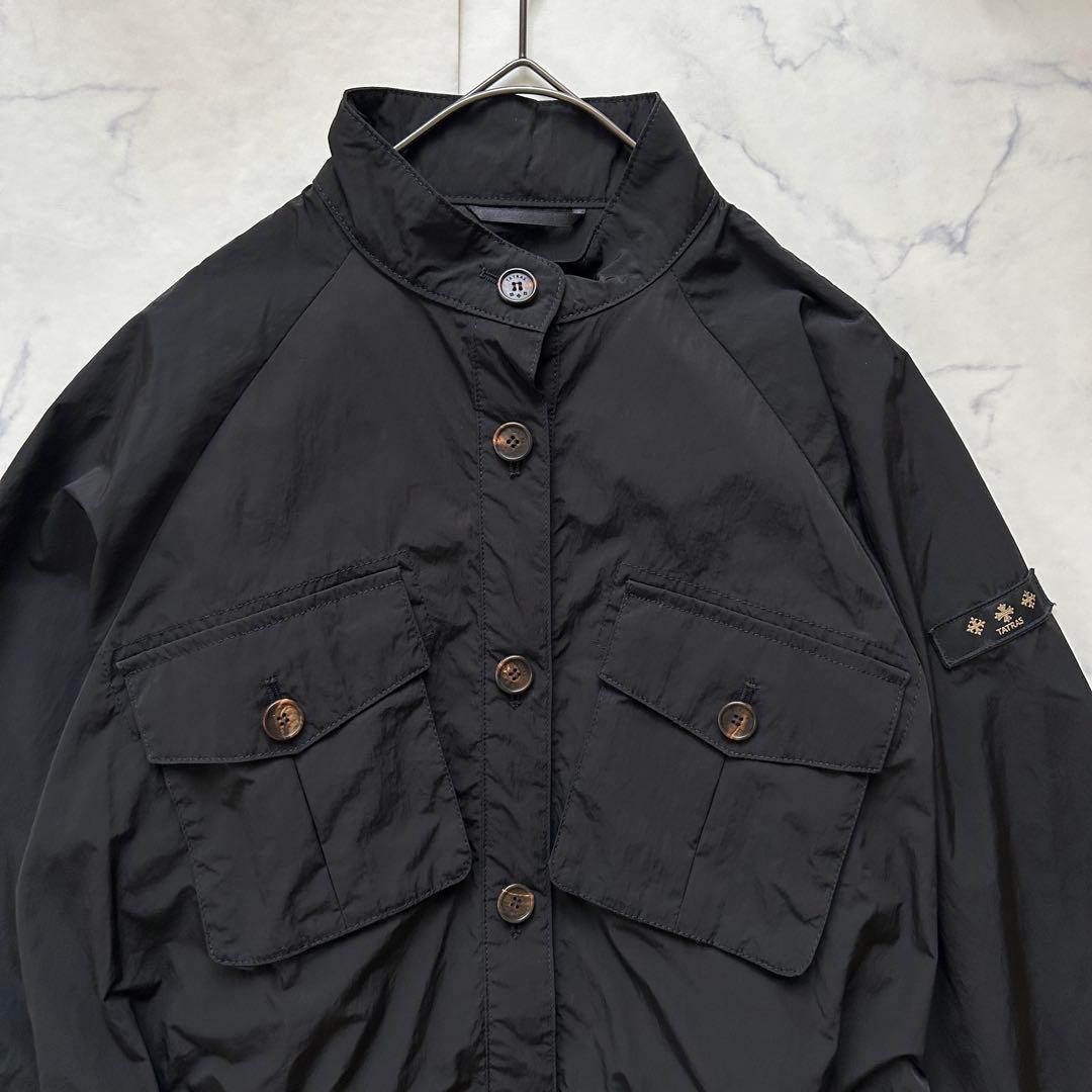 【美品】TATRAS タトラス ガルティーダ ナイロン ブルゾン 02 ブラック