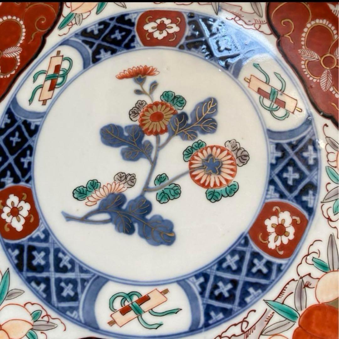 大皿 飾り皿 伊万里焼 大明萬歴年製 31cm