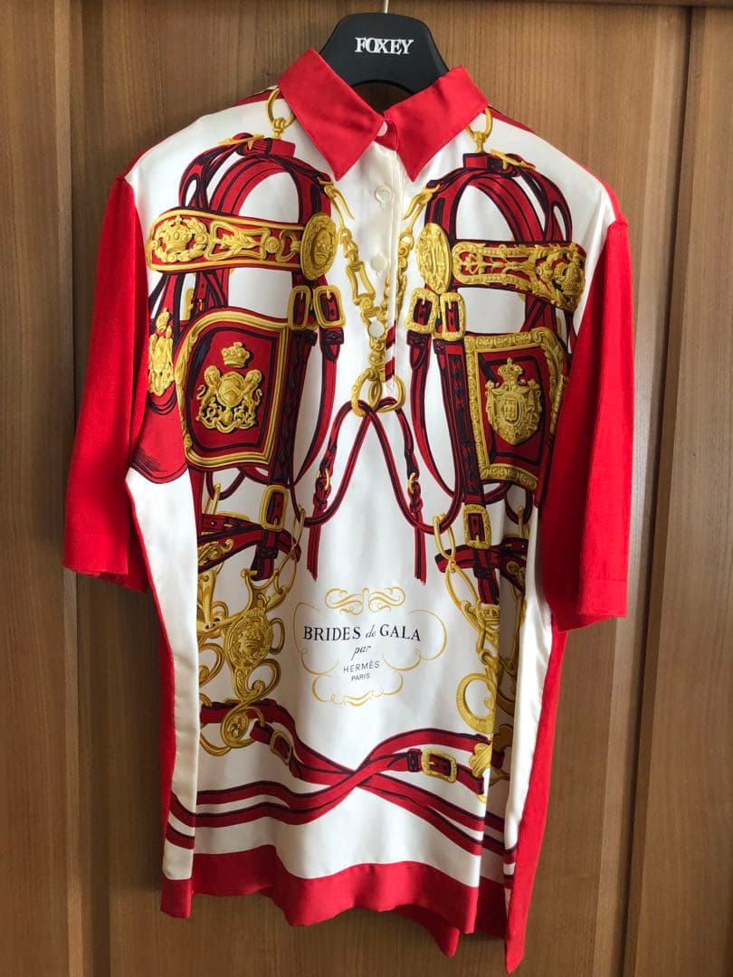 Samさん専用　エルメス　スカーフ柄ニット