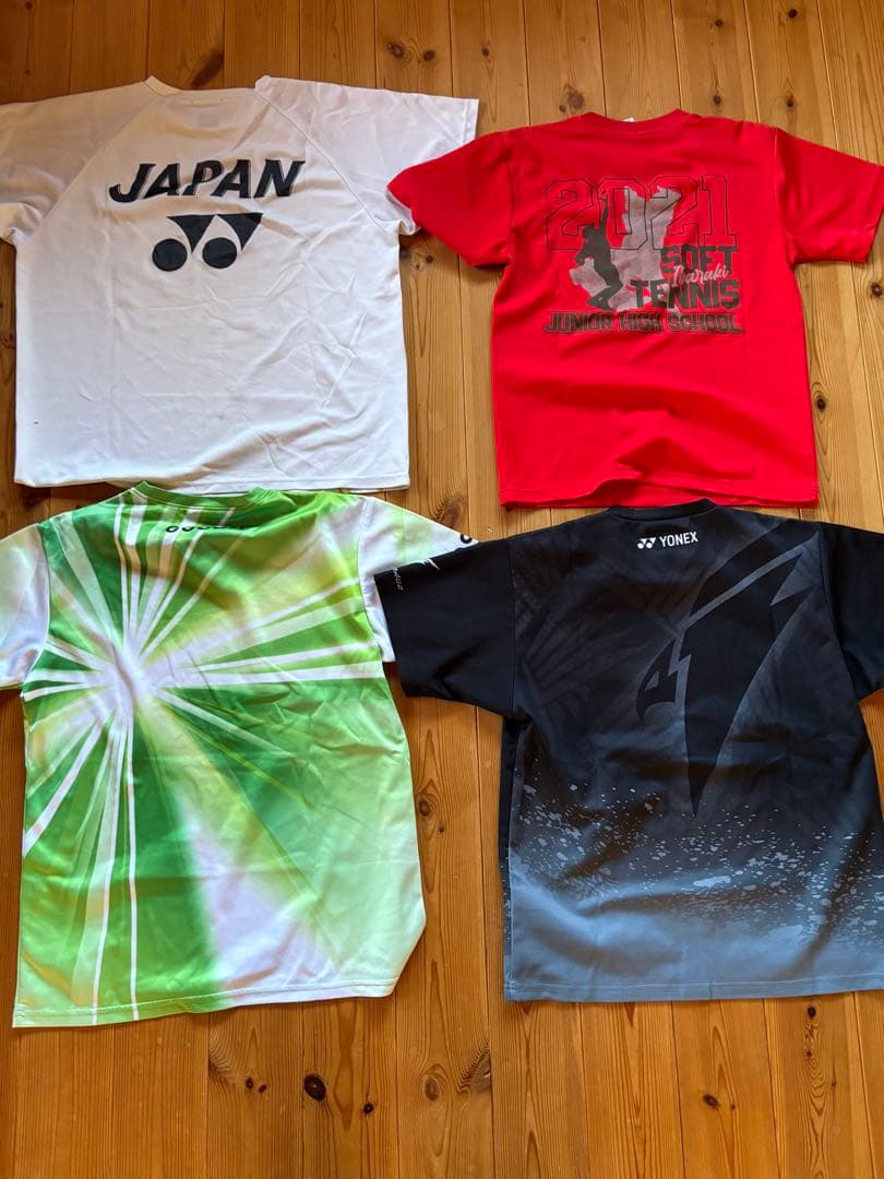 ソフトテニス引退品全34着
