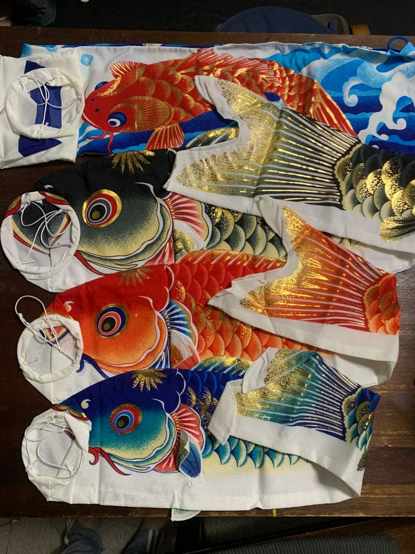 鯉のぼり　室内用　鯉物語　天華　使用品　こいのぼり