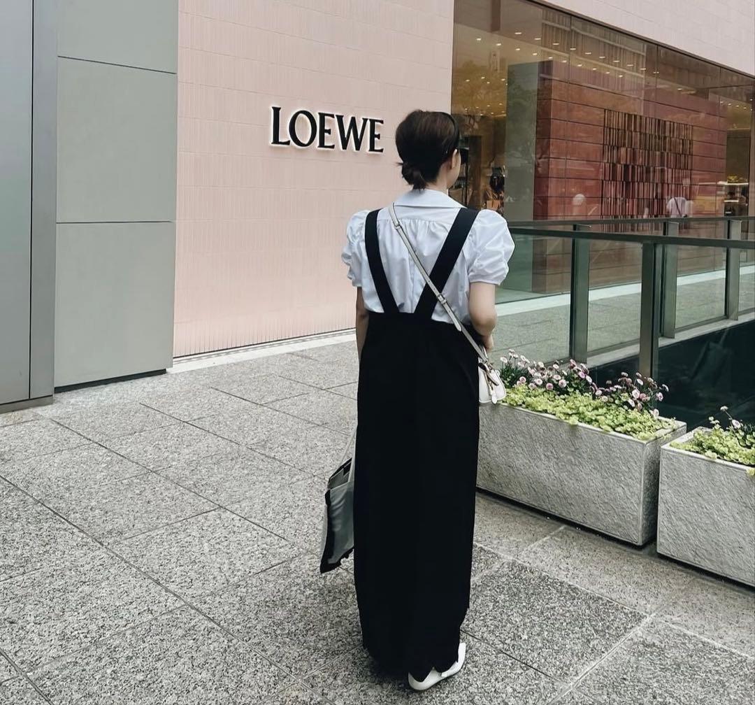 アンミヌ　アームギャザーリボンブラウス(White)