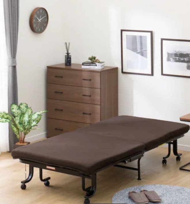 ニトリ　オリタタミベッド　ダブルメッシュ3