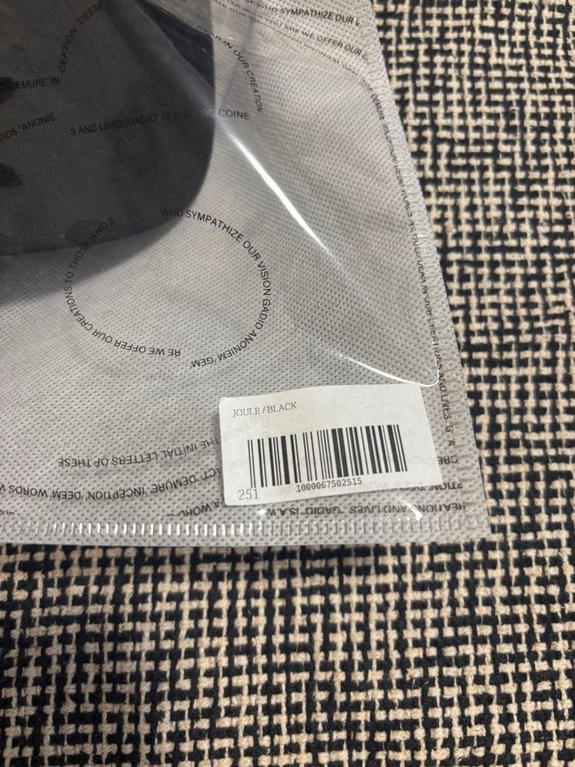 M*1様 【新品　未開封】gadid anoniem JUDE/black 即完