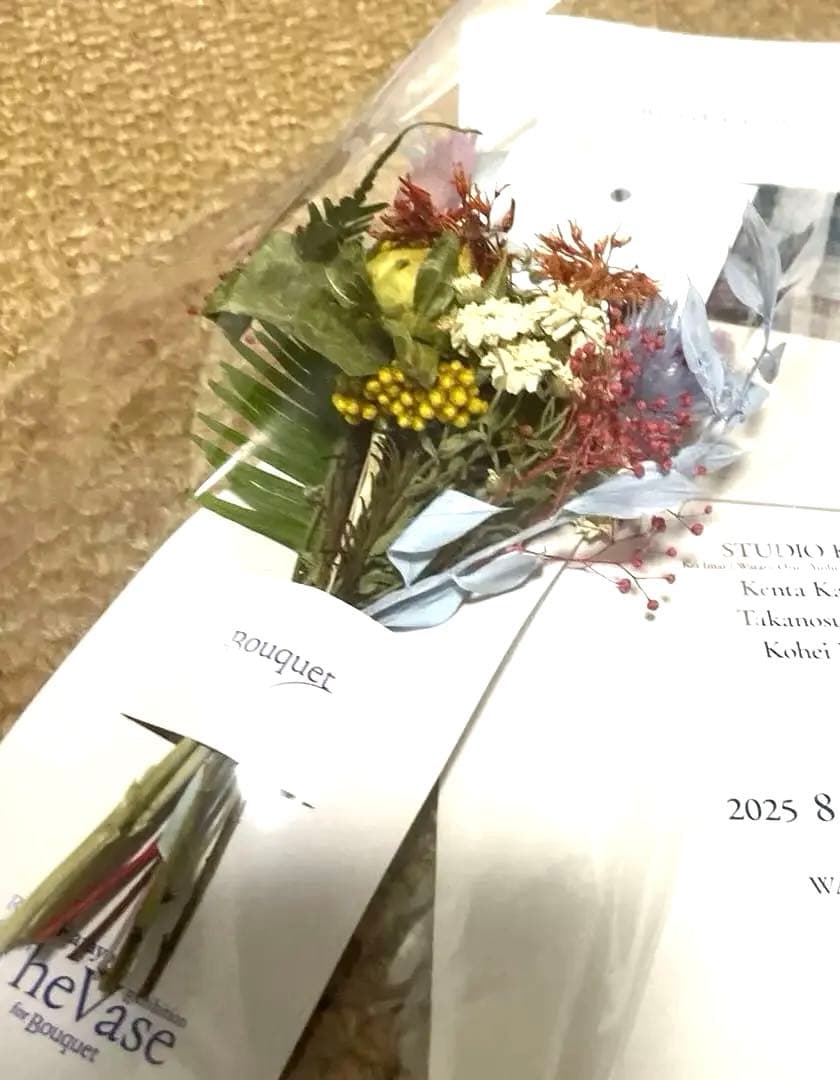 片寄涼太　The Vase for Bouquet アート展覧会　ブーケ