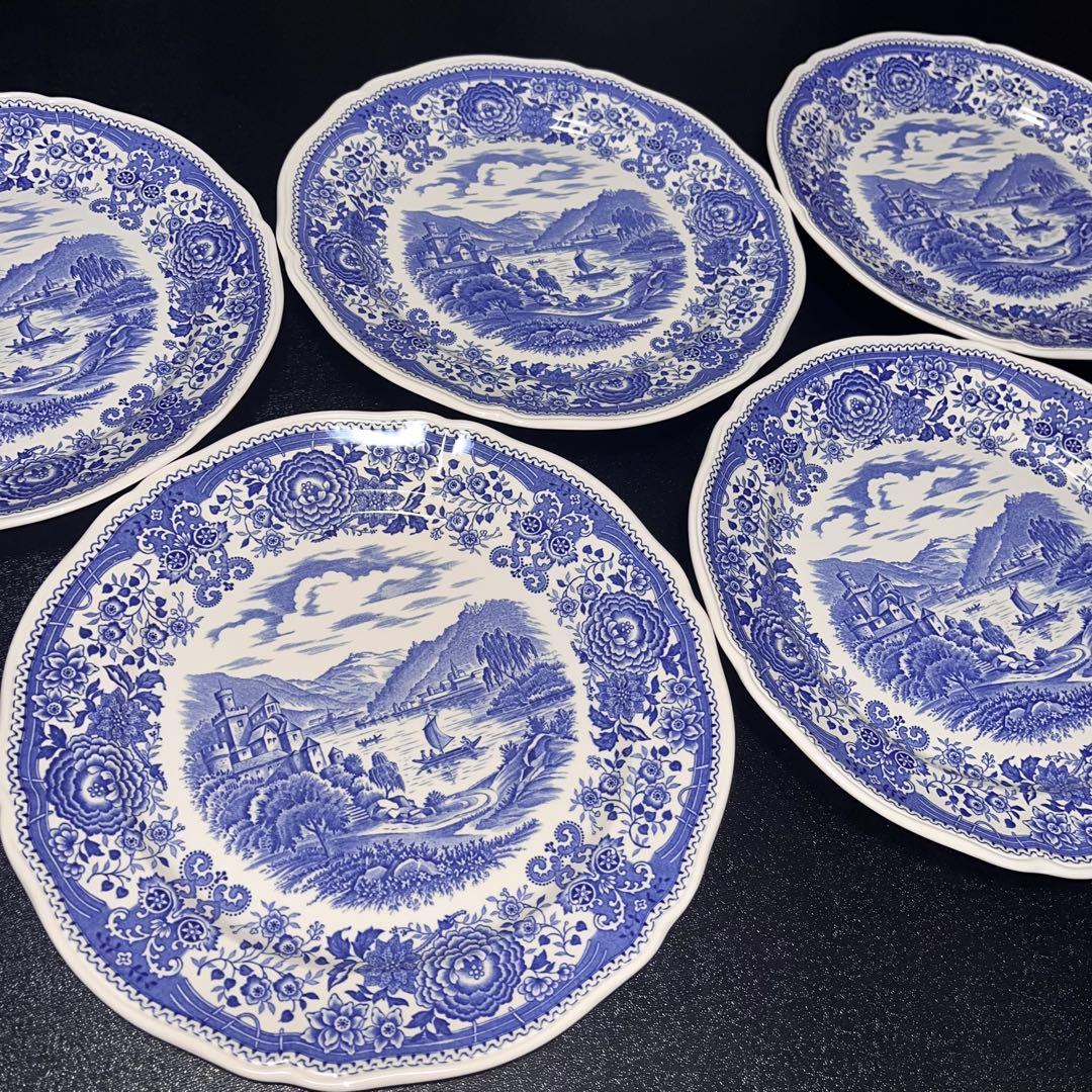 船 ビレロイ＆ボッホ ブルゲンランド ディナープレート 5枚 26cm