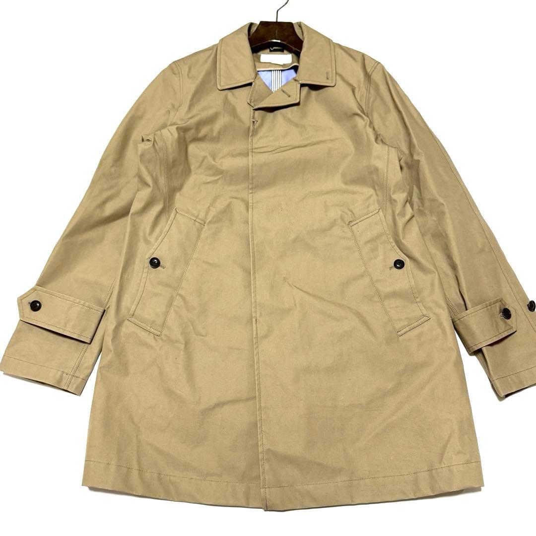 nanamica ナナミカ ゴアテックス ステンカラーコート ベージュ 比翼 M