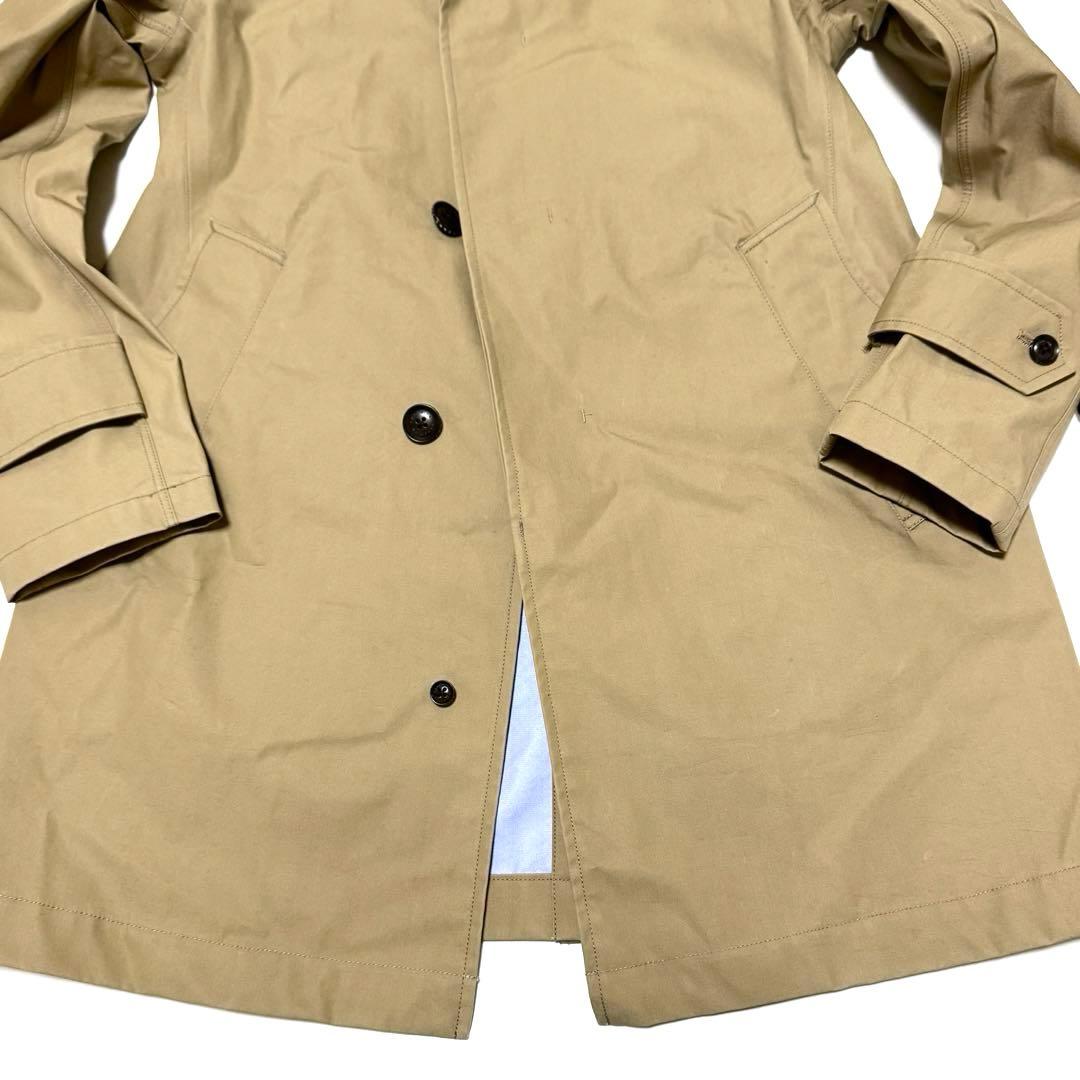 nanamica ナナミカ ゴアテックス ステンカラーコート ベージュ 比翼 M