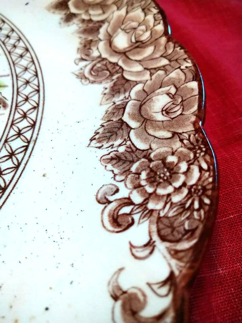 ♥６０年前のアンティーク・ヴィンテージ♦コレクション品【オランダ城風景】大皿２皿