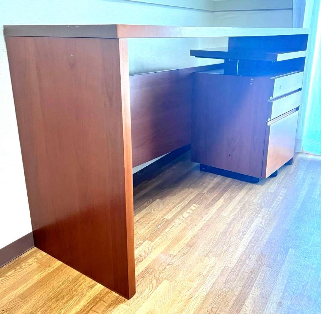 【引取り希望】アクタス actusデスク キャビネット イス3点セット