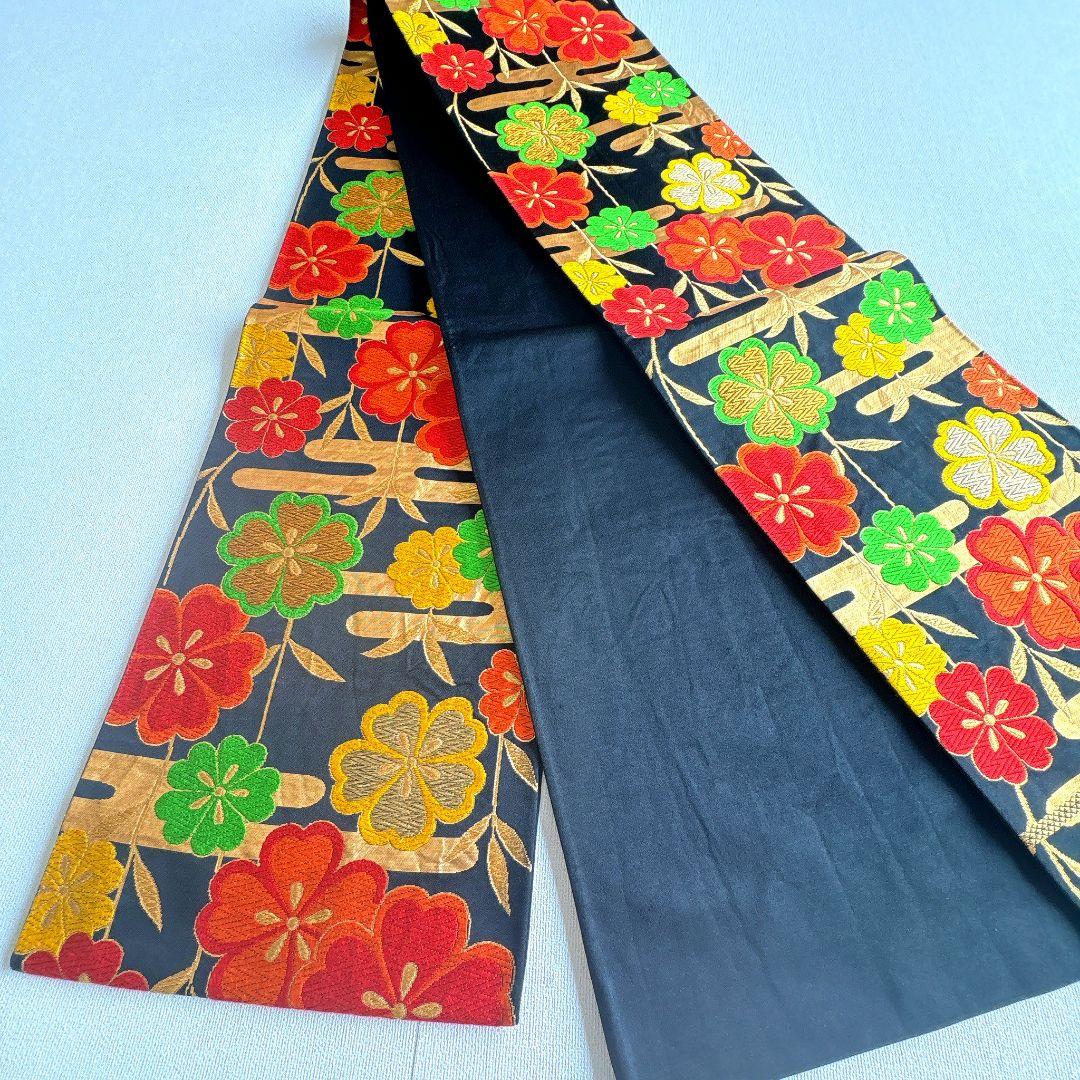 フルセット　七五三　７歳女の子　水色　蝶のし　モダン個性的　袖なし長襦袢7092