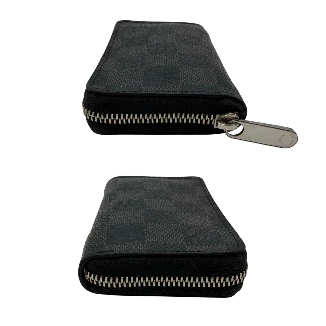 ☆激安☆ ルイヴィトン　パース　ラウンドファスナー　ダミエ　ブラウン　黒