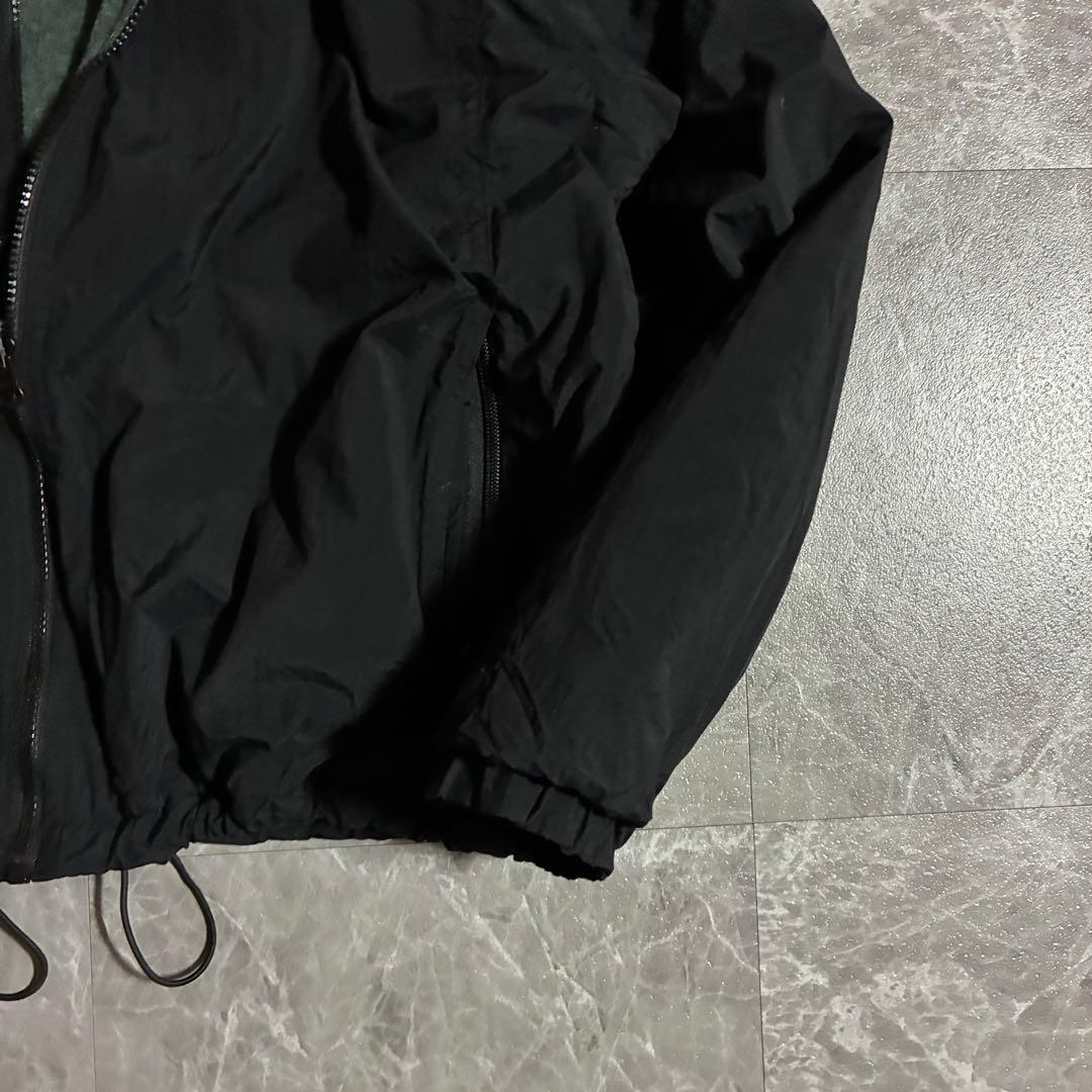 90s Columbia ウォームアップジャケット 刺繍ロゴ M ドローコード