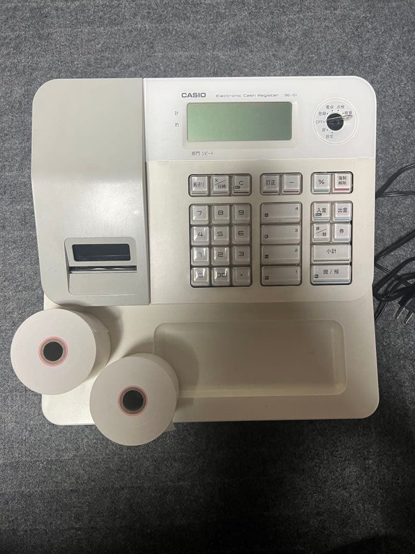17ページ【動作確認済み】 CASIO 電子レジスター SE-G1 カシオ
