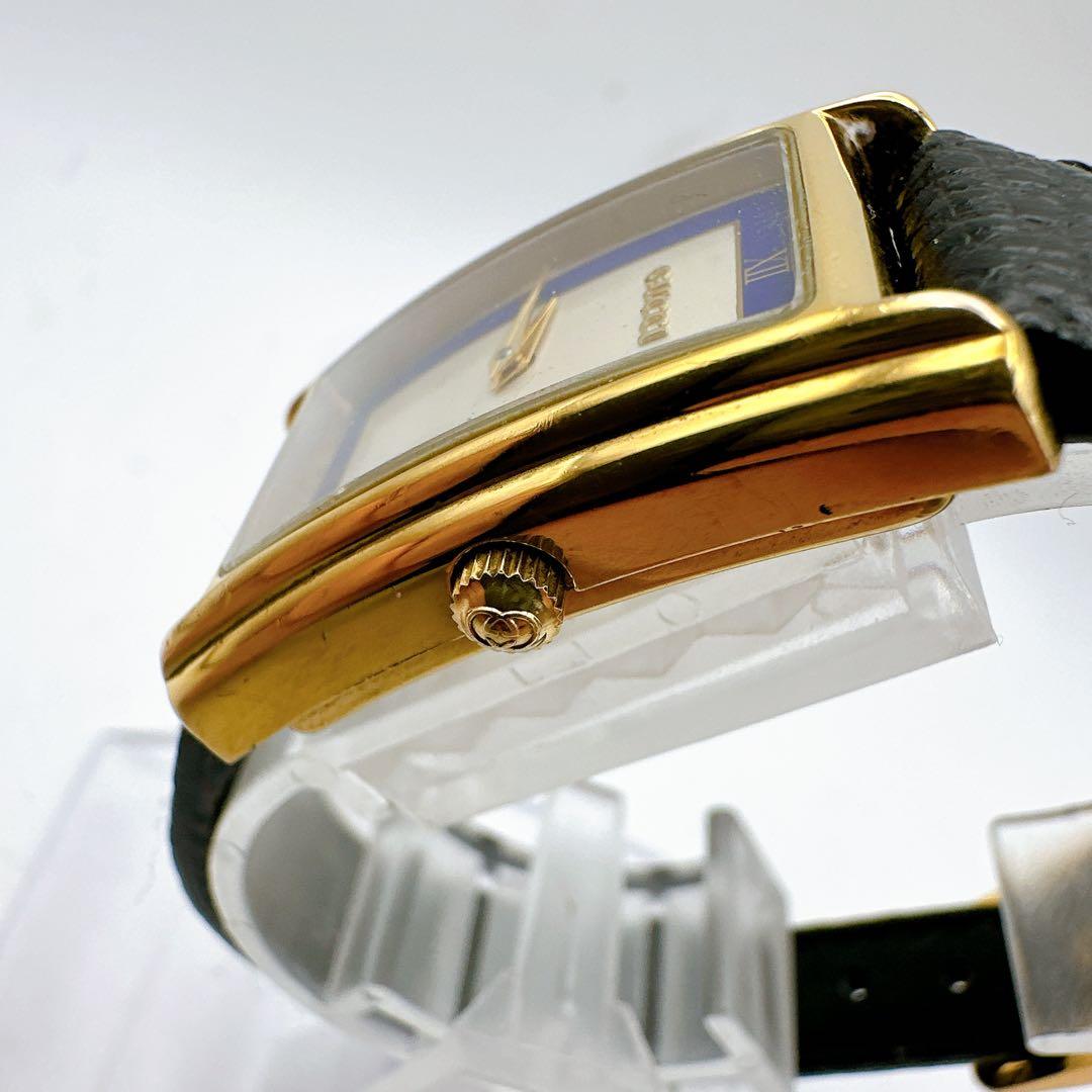 美品 稼動品 GUCCI グッチ 2600L レディース腕時計 ゴールド 青