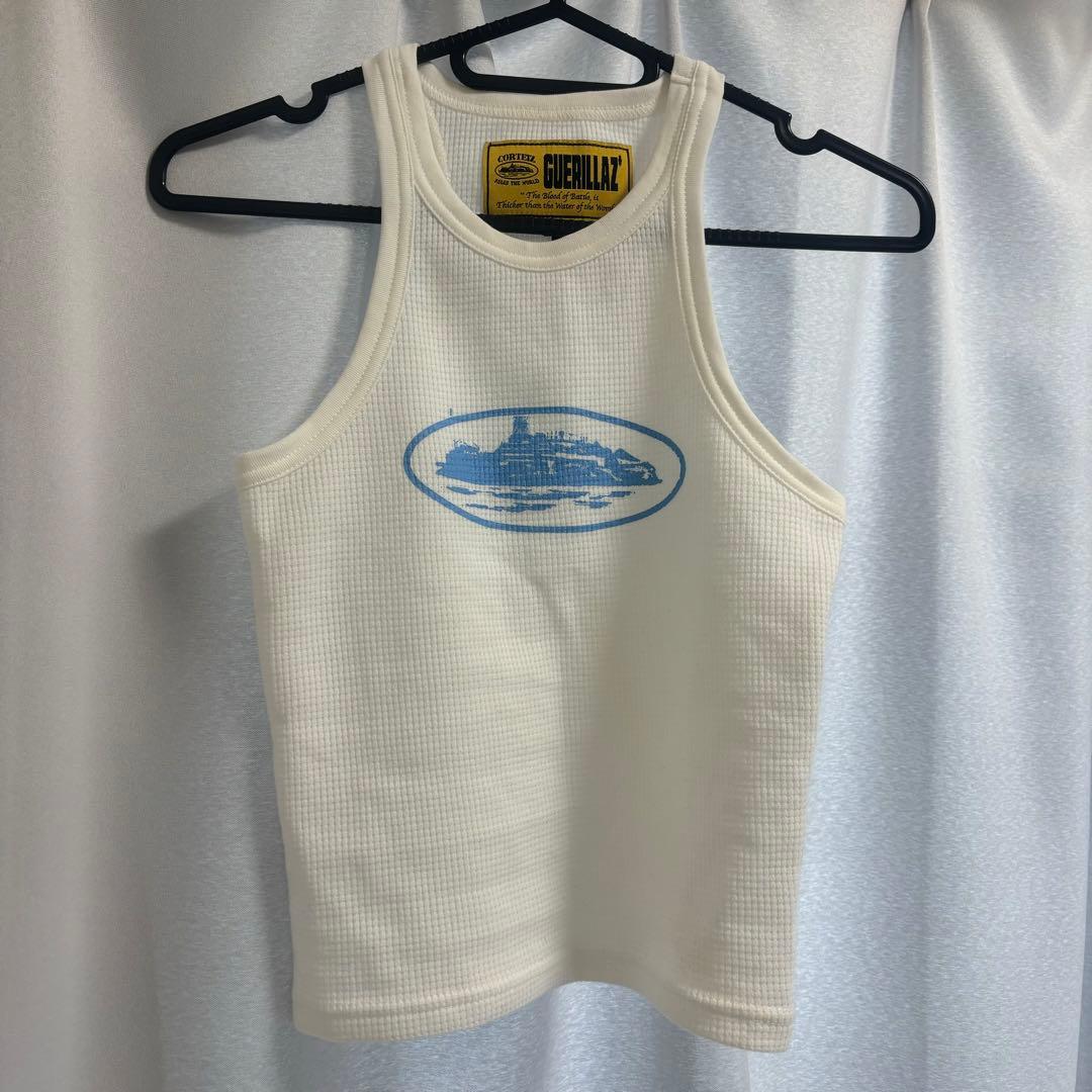 CORTEIZ ホワイト タンクトップ S