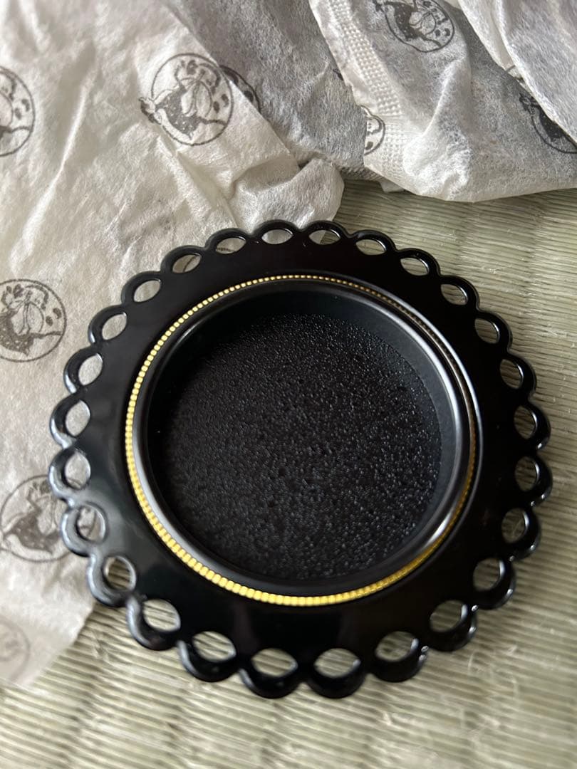 【1】【襖 引き手】こじか印 虫喰い 黒 10個